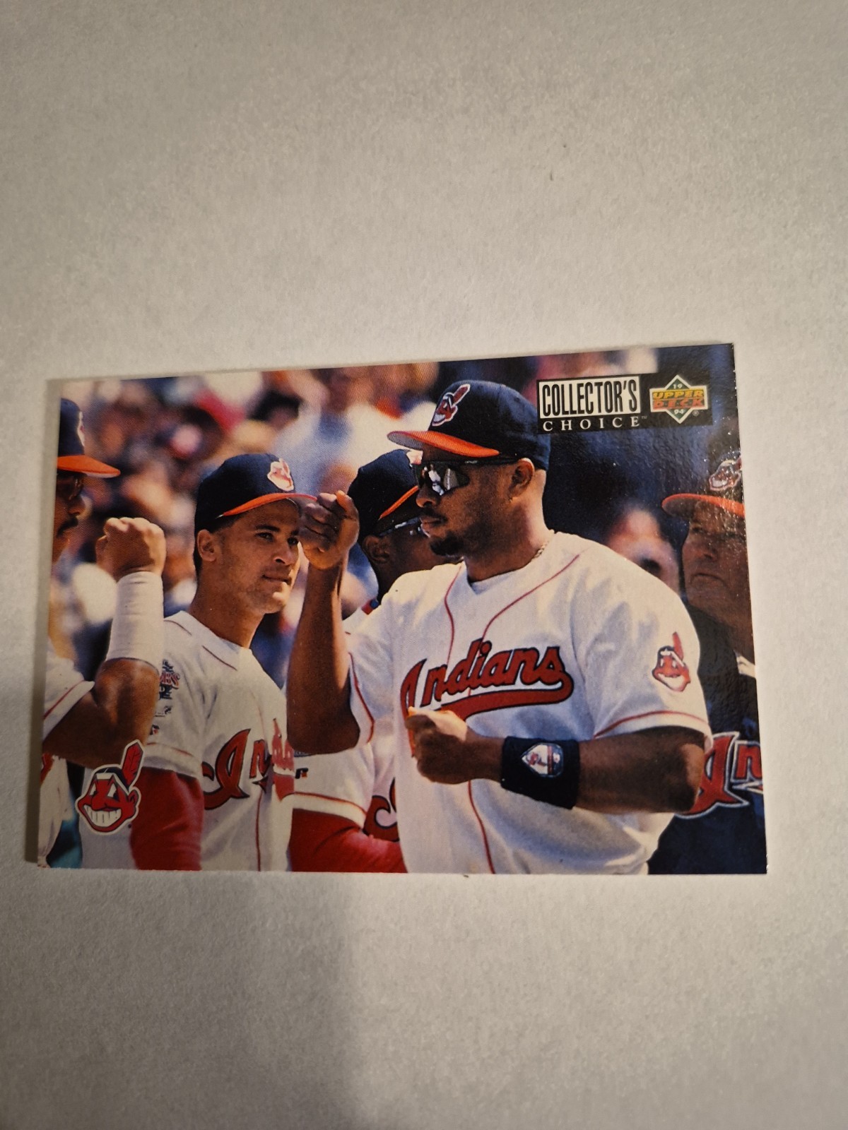 Albert Belle 1994 UPPER DECK COLLECTOR'S CHOICE Indians CHECKLIST #339