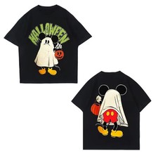 2025 Disney Halloween Mickey Short Sleeve T-Shirt Men And Women