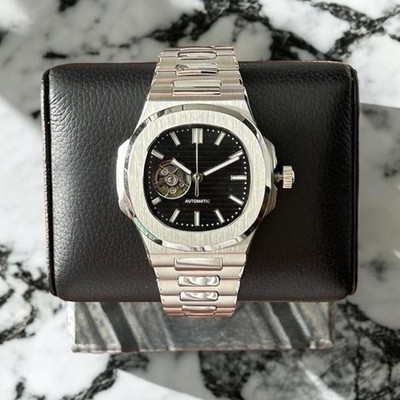 MedoMods Luxury Automatic Open-Heart Steel Mod Watch
