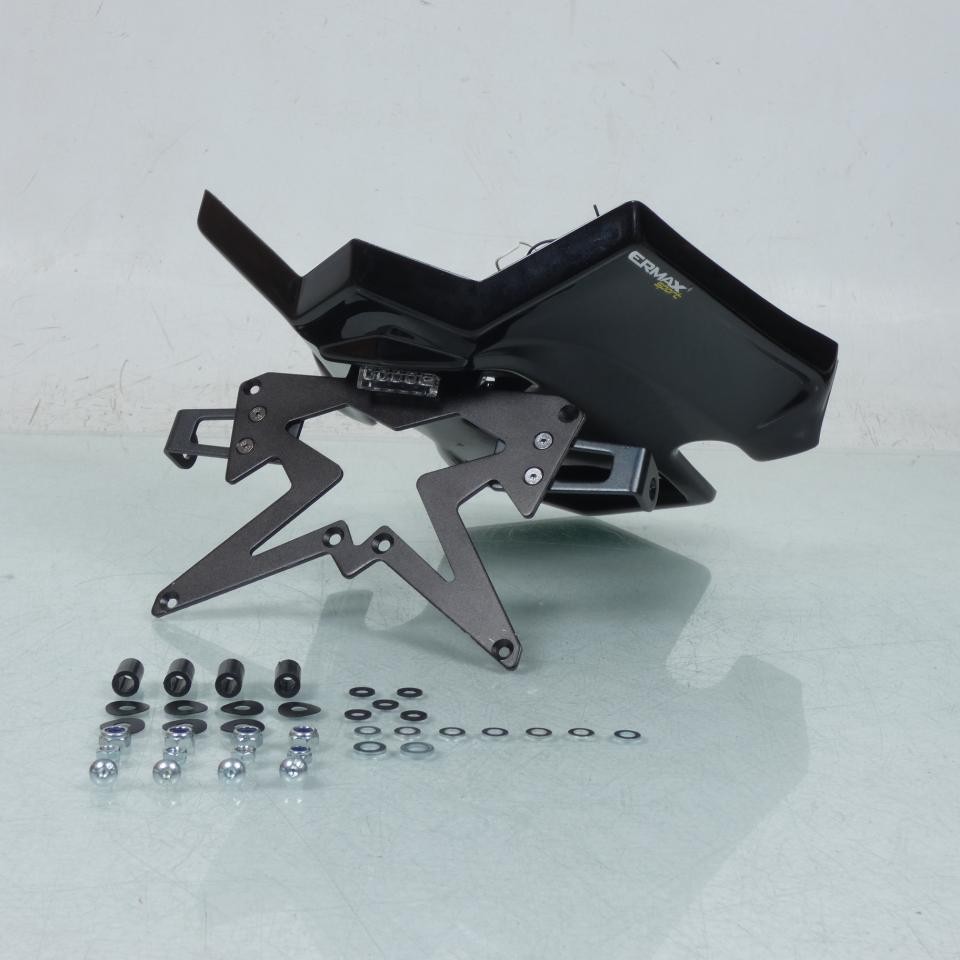 Support de plaque Ermax Kawasaki ER-6F inclinaison réglable avec éclairage LED