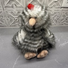 Aurora World Black White Chicken Plush Realistic Stuffed Bird 8 Hen Harbin