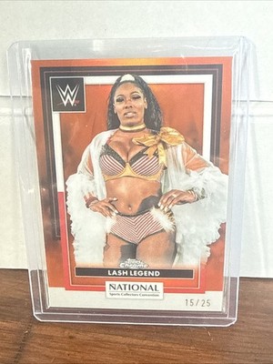 Lash Legend WWE Topps NSCC Exclusive /25 Orange Parallel 2026
