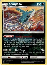 SHARPEDO 111/214 UNBROKEN BONDS POKEMON REVERSE HOLO NM/M UNB on eBay