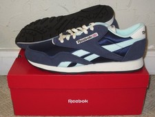 Reebok Classic Nylon Navy Blue Aqua Chalk Men's Size 10 NEW 100209552