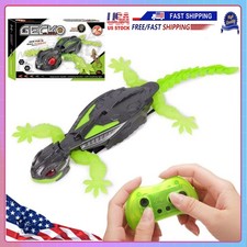 Wall Climbing Gecko Toy Rechargeable RC Robot-Drives on Walls Kids Gift Xmas JQ