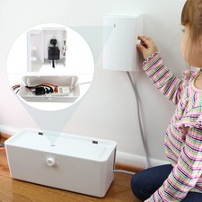 Power Strip Cover and Outlet Cover Box - Effectively Baby Proofs Power Strip ...