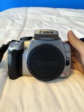 Canon EOS Digital Rebel XT Silver Digital SLR Camera Body Only Autofocus USB