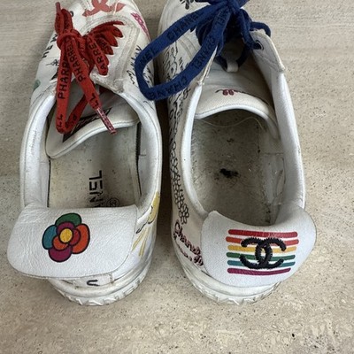 Chanel Sneakers Pharrell White Multi-Colour Size 42 | eBay
