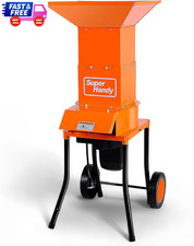 Tritatutto Elettrico Foglie 120V Lama Resistente 11" Taglia Rifiuti Giardino