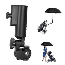 Heavy Duty Golf Push Cart Umbrella Holder, 180  Adjustable Aluminium Alloy