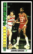 1976-77 Topps John Drew #59 - Atlanta Hawks - VG