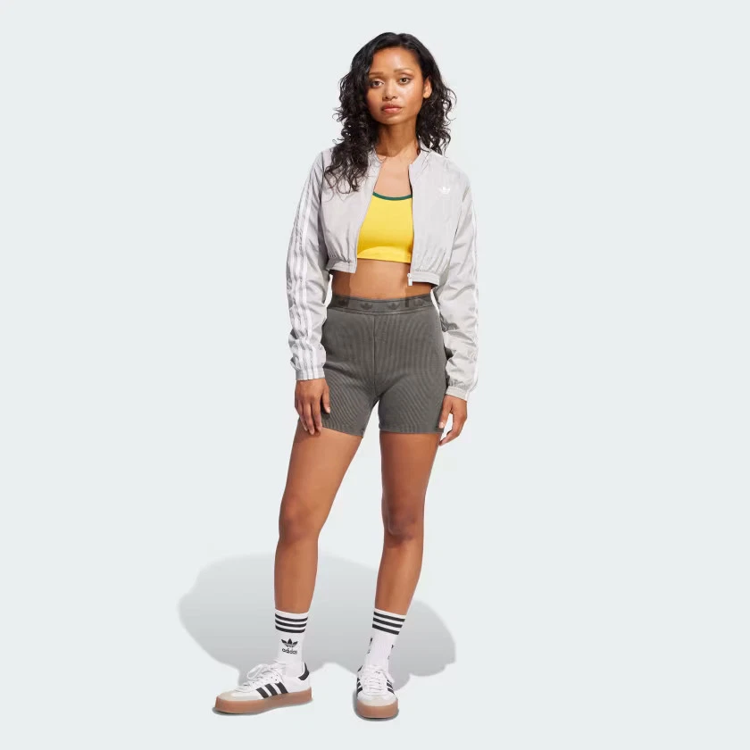 adidas women Ribbed Booty Shorts - Image 4 of 4