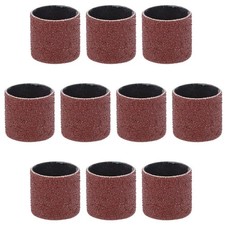 uxcell 1 Inch x 1 Sanding Sleeves 80 Grits Sandpapers Band Drums 10 Pcs