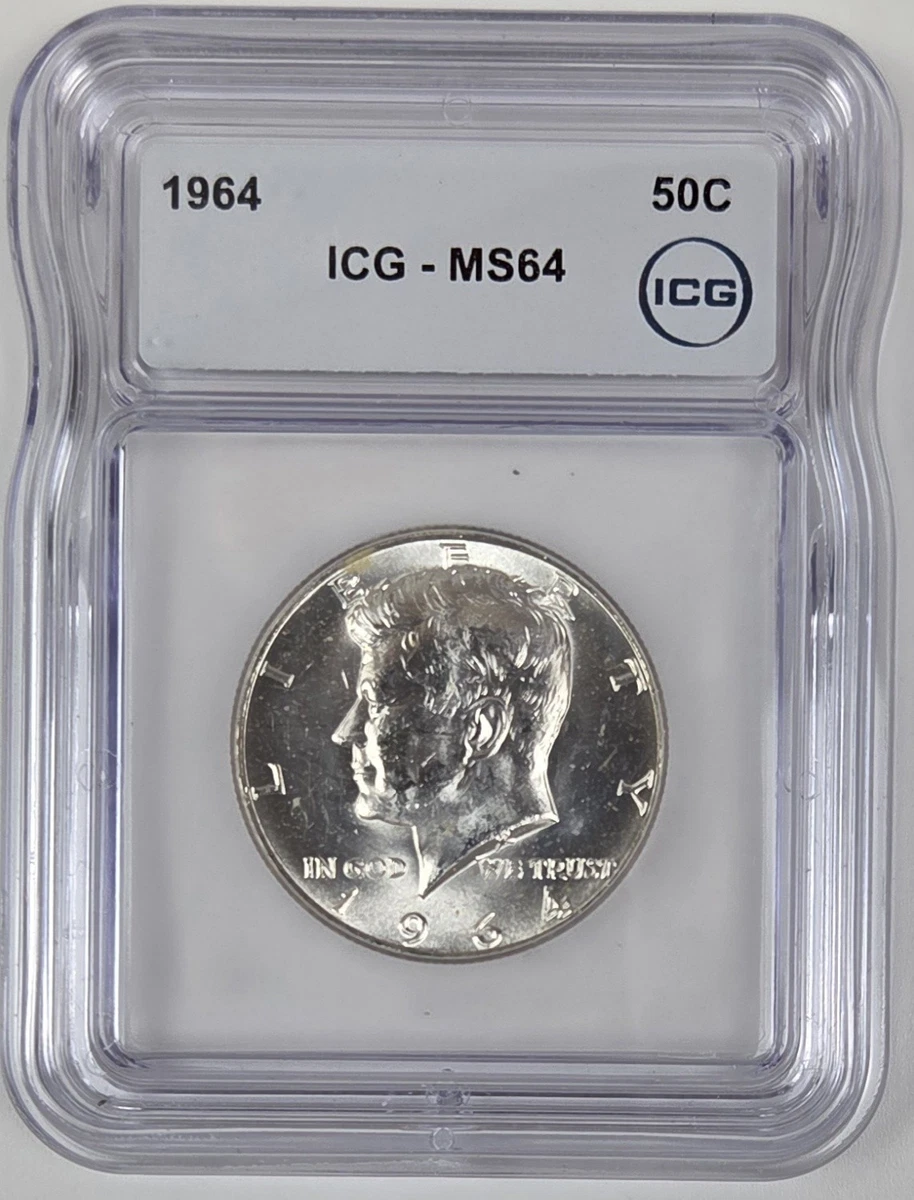 ICG Grade MS 64 Kennedy US Half Dollars (1964-Now) for sale | eBay