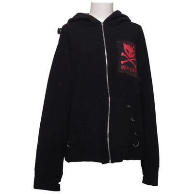 Bye Bye Kitty, Kapuzenpullover, Größe: 2XL, Schwarz/Rot #QB1