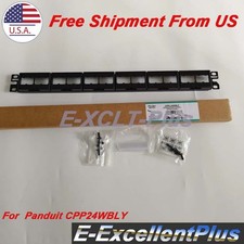 New For Panduit Mini-com CPP24WBLY Modular Patch Panel Suitable CAT6, 5E 24 port