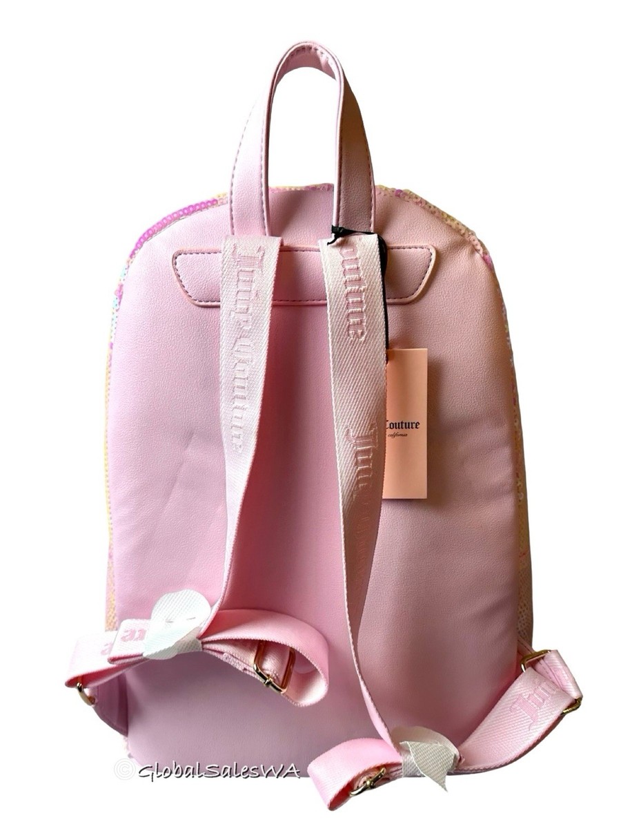 NWT Juicy Couture Pink Backpack. 100% Authentic. Juicy Couture Blank Canvas Pink Large Backpack Travel Bag  main image 2