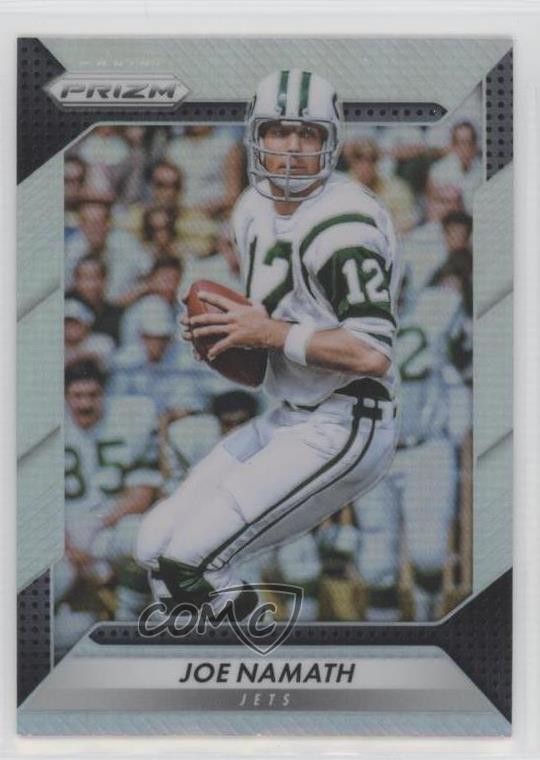 2016 Panini Prizm Silver Prizm Joe Namath #155 HOF 5ov