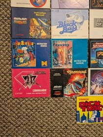 Lot 50 Nintendo NES Instruction Manual Booklet Dig Dug Command Bugs Bunny Batman