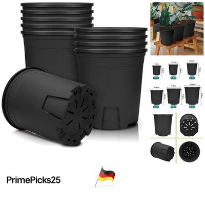 Blumentopf 11cm 10er Set Kunststoff atmungsaktiv für Innen und Außen