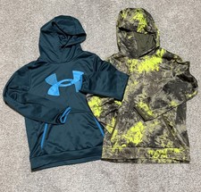 Under Armour Boys Hooded Sweatshirts Hoodies Set Lot of 2 Youth Medium