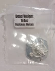 1/4 oz Fine Silver Hand Poured, Dead Weight, Reckless Metals