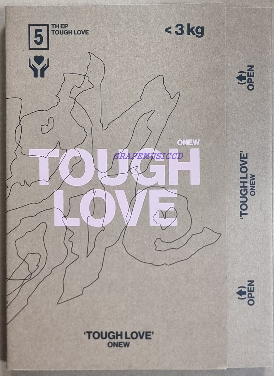 ONEW SHINEE 5TH EP TOUGH LOVE BOOK Ver. K-POP REAL SIGNED