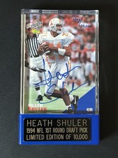 1994 Classic Football Heath Shuler Auto Rookie Card #FD3 - 1,006/10,000 - Goldin. rookie card picture