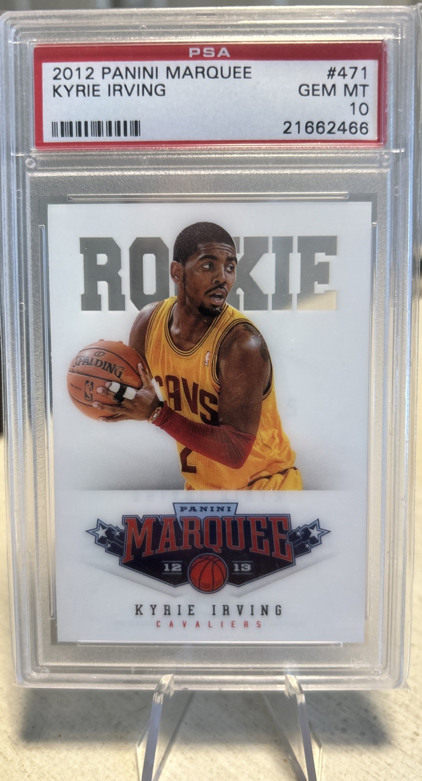 2012 Panini Marquee Kyrie Irving #471 PSA 10! Rookie Gem Mint. NBA Champ.