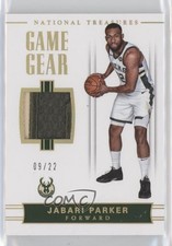 2017-18 Panini National Treasures Game Gear Prime 9/22 Jabari Parker #GG-30 1yj