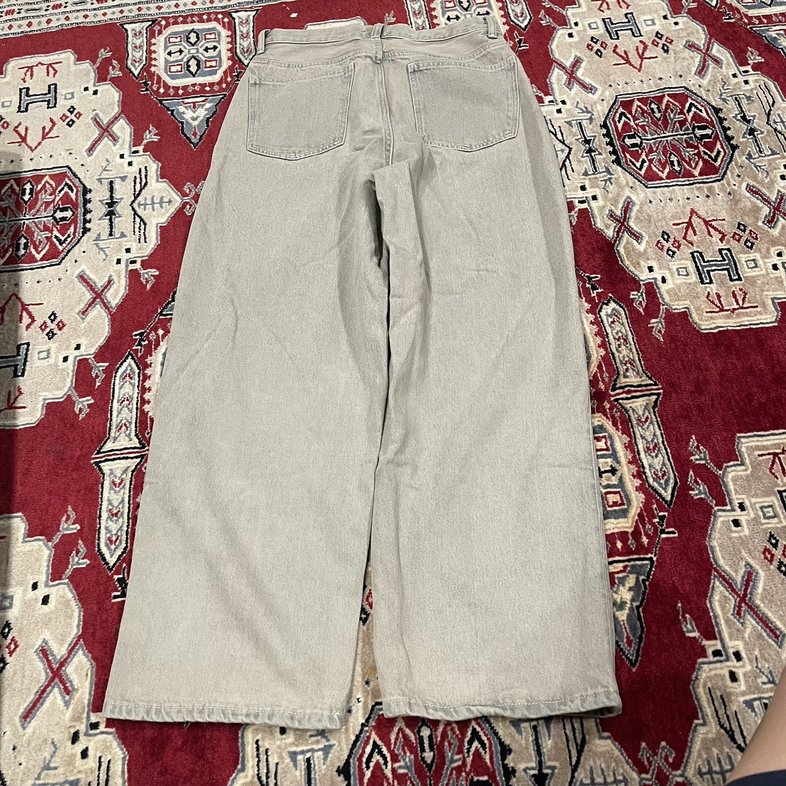 Light Grey Baggy jeans - image 2