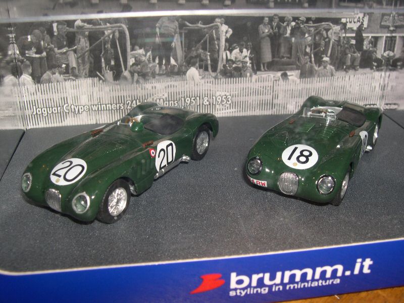 Coffret BRUMM 1/43 Jaguar Type C Le Mans AS30 idee cadeau ideale pour passionne de voiture