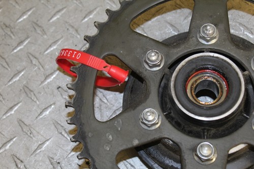 2007 KAWASAKI NINJA 650R EX650A REAR BACK SPROCKET 46 TEETH - Picture 6 of 12