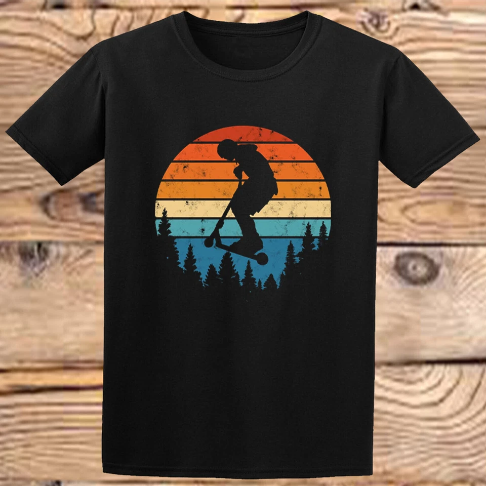 T-Shirt Scooter Stunt Jungen Mädchen Mädchen Kinder #DM #P1 #PR