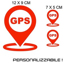 3X Adesivo GPS  Localizzatore satellitare Furgone Camper Camion sistema allarme