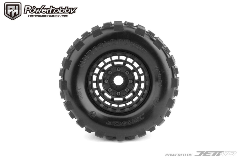 Pneus Powerhobby 1/8 SMT 4.0 Wasteland Belted (4) - Neufs Pour Voiture RC