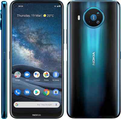 Original Nokia 8.3 5G 128GB DUAL SIM 6.81'' 64MP UNLOCKED Smart Phone Excellent