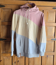 Ampersand Avenue Womens Hoodie Pullover Pastel Color Block SZ M Streetwear
