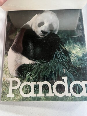 New Vintage Mead Data Center 29300 Panda Binder Folder NOS 80s