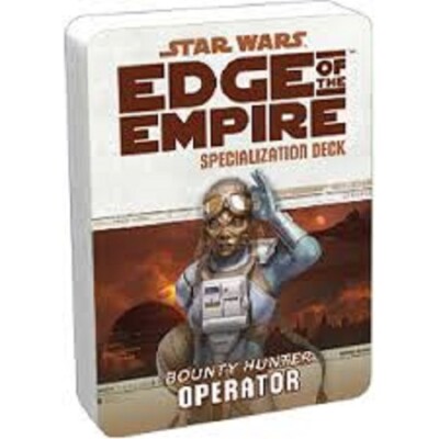STAR WARS EDGE OF EMPIRE RPG BOUNTY HUNTER OPERATOR DECK BRANDNEU