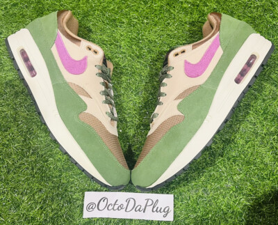 Nike Air Max 1 TreeLine Shoes Mens Size‎ 13 DR9773-300 OG Sneakers Nike Air Max 1 NH Treeline Green Sneakers Casual DR9773-300  main image 2