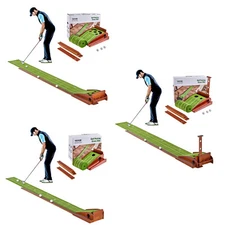 1/2/5 Hole Golf Putting Mat Indoor Golf Putting Green Golf Training Aid
