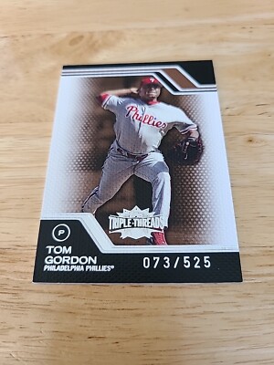 2008 Topps Triple Threads Sepia /525 Tom Gordon #133 Phillies $$$