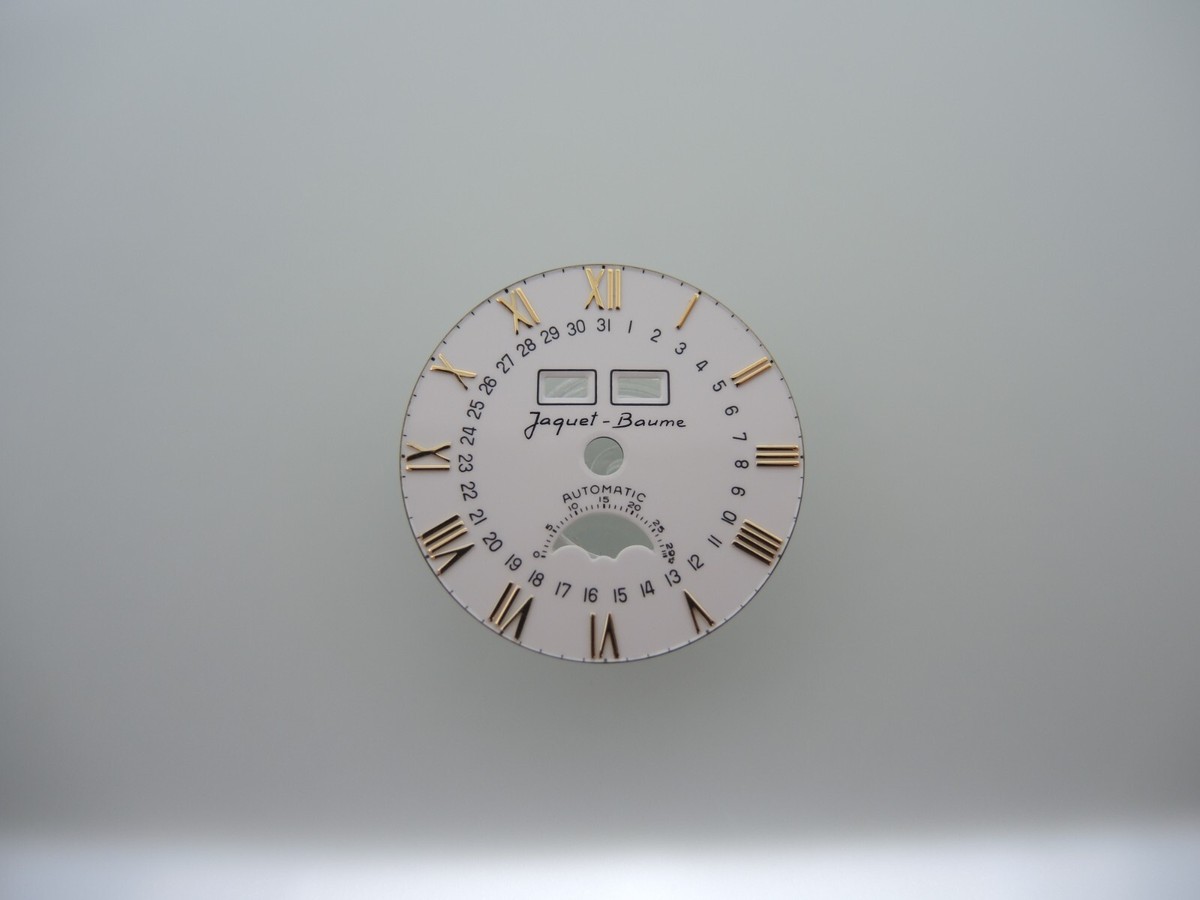 Jaquet Baume Automatic triple calendar, moon, Zifferblatt, dial 
