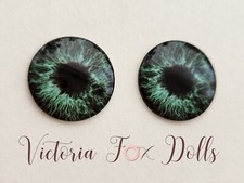 Blythe Doll Eyechips Green Realistic Eye Chips 14mm Custom Furby Ooak Blythe Bjd