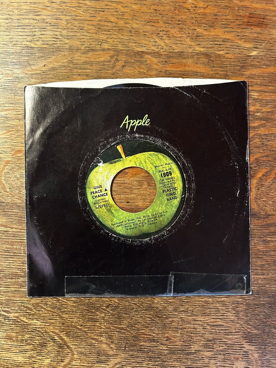 JOHN LENNON Give Peace A Chance 1969 APPLE Beatles 7