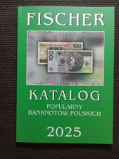 katalog  banknotów Polskich 2025 Fischer.  NEW