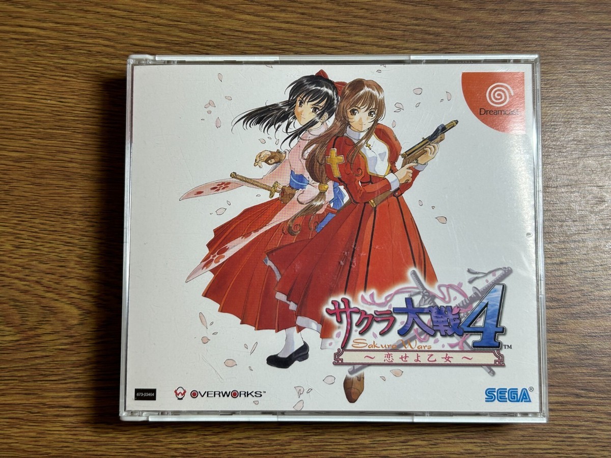 Sakura Taisen 4 Sega Dreamcast DC Sega Red Japan NTSC-J Strategy