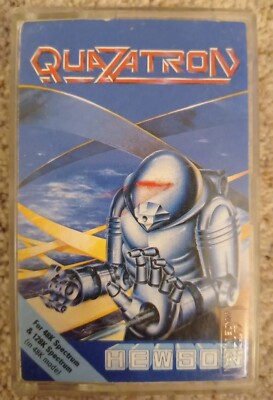 ZX 48k Spectrum Game - Quazatron - Hewson - Tape Cassette