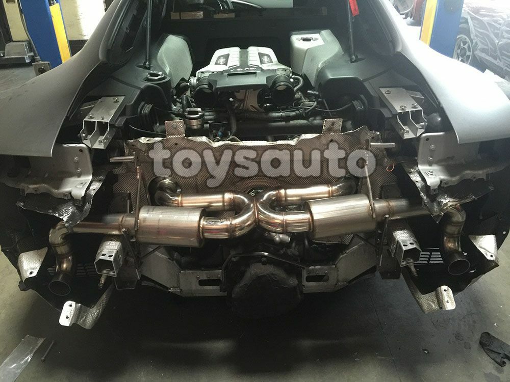 Rev9 Stainless Catback Exhaust 2.75"Pipe Track Edition for Audi R8 4.2L V8 08-15